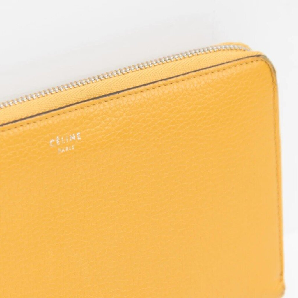 Celine Yellow Long Wallet