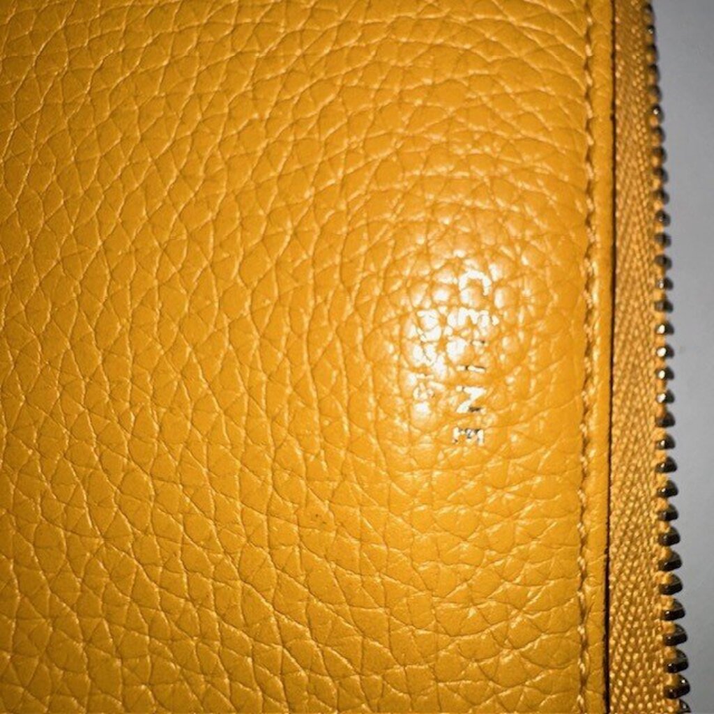 Celine Yellow Long Wallet