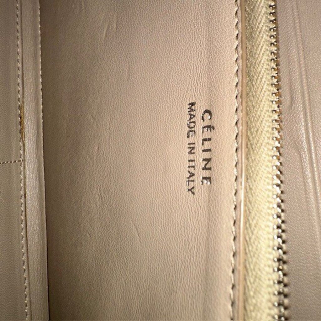 Celine Yellow Long Wallet