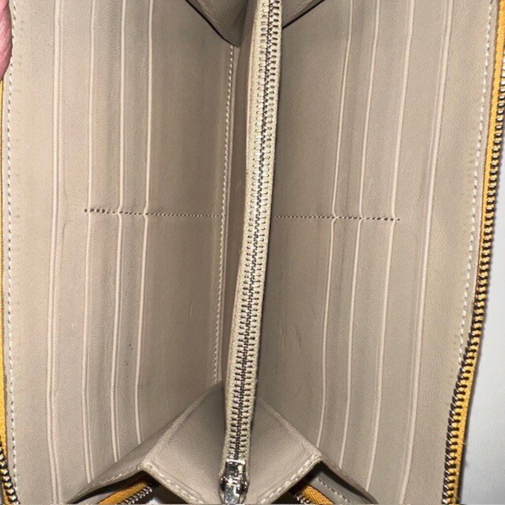 Celine Yellow Long Wallet