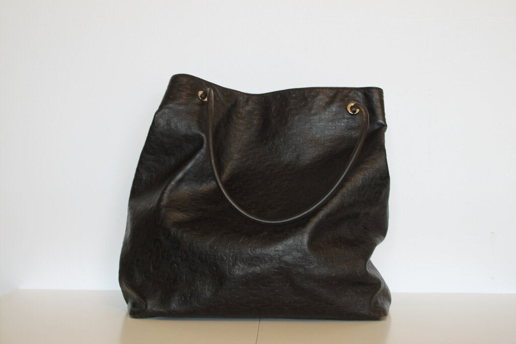 Gucci Brown Leather Tote Bag