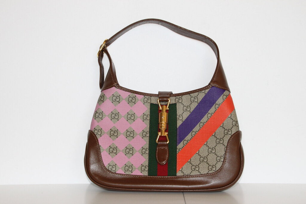 Gucci Jackie 1961 Pink & Multicolor Handbag