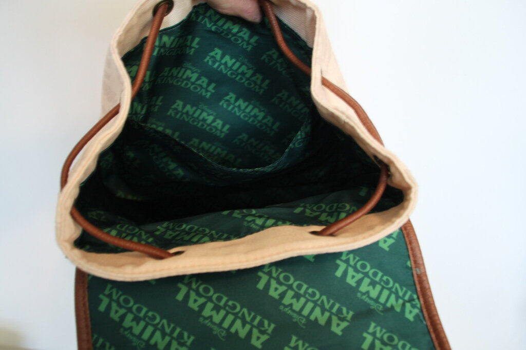 Disney Parks Animal Kingdom Loungefly Canvas Backpack