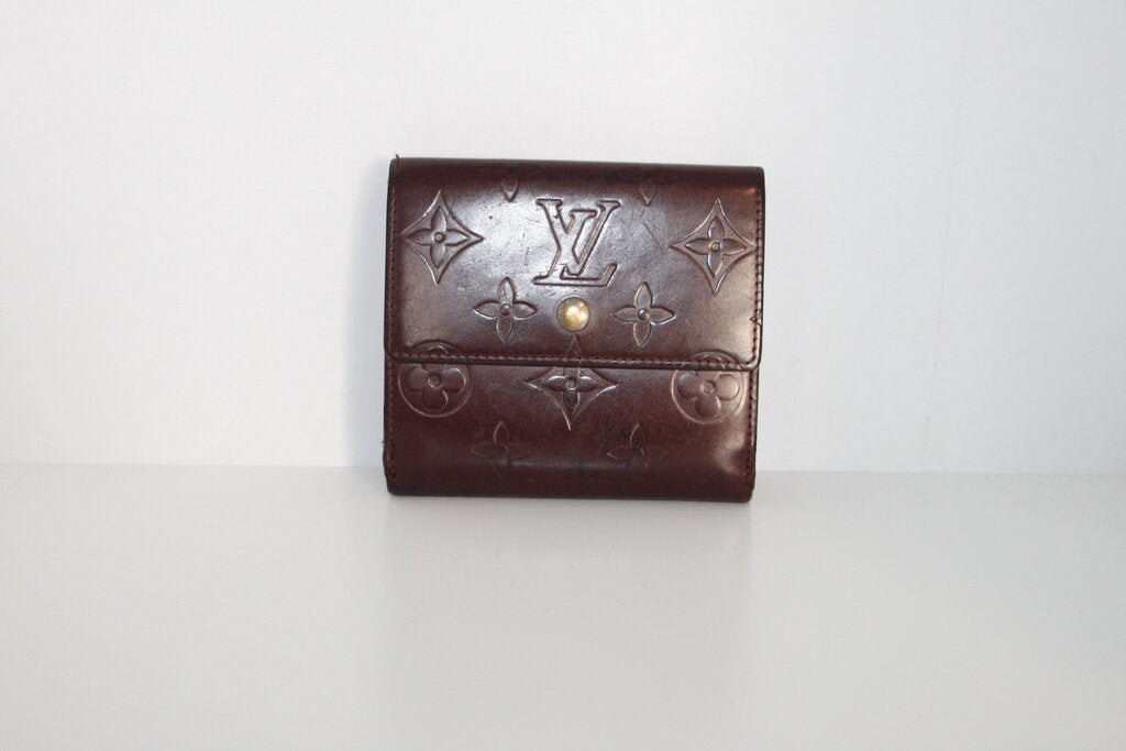 Louis Vuitton Monogram Vernis Amarante Compact Wallet