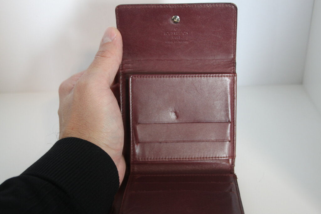 Louis Vuitton Monogram Vernis Amarante Compact Wallet