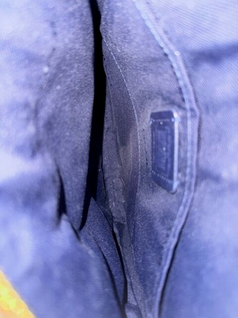 Coach Kitt Messenger Deep Blue Crossgrain Leather Crossbody Bag